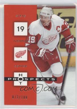 2005-06 Fleer Hot Prospects - [Base] - Red Hot #33 - Steve Yzerman /100