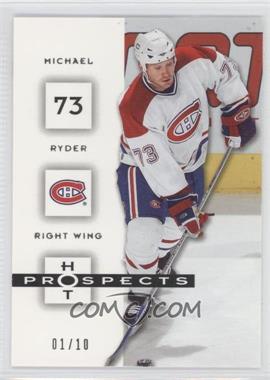 2005-06 Fleer Hot Prospects - [Base] - White Hot #53 - Michael Ryder /10