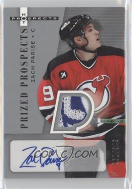 2005-06 Fleer Hot Prospects - [Base] #249 - Prized Prospects - Zach Parise /349