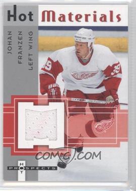 2005-06 Fleer Hot Prospects - Hot Materials #HM-JF - Johan Franzen