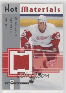 2005-06 Fleer Hot Prospects - Hot Materials #HM-JF - Johan Franzen