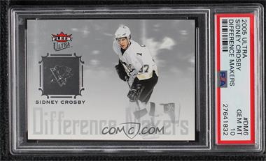 2005-06 Fleer Ultra - Difference Makers #DM6 - Sidney Crosby [PSA 10 GEM MT]