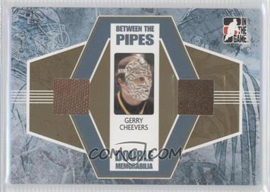 2005-06 In the Game Between the Pipes - Double Memorabilia - Gold #DM-06 - Gerry Cheevers /10