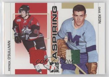 2005-06 In the Game Heroes and Prospects - Aspiring #ASP-03 - Patrick O'Sullivan, Dave Keon /50