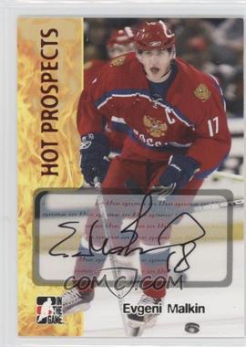 2005-06 In the Game Heroes and Prospects - Autographs #A-EMA3 - Evgeni Malkin