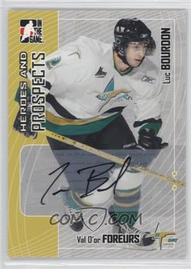 2005-06 In the Game Heroes and Prospects - Autographs #A-LB - Luc Bourdon