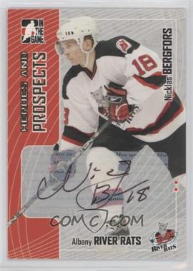 2005-06 In the Game Heroes and Prospects - Autographs #A-NBG - Nicklas Bergfors [EX to NM]