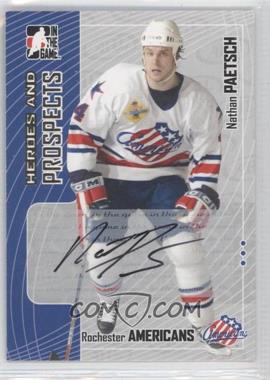 2005-06 In the Game Heroes and Prospects - Autographs #A-NP - Nathan Paetsch