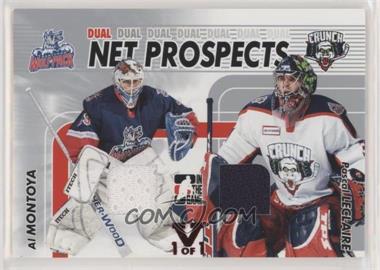 2005-06 In the Game Heroes and Prospects - Dual Net Prospects - Silver #NPD-05 - Al Montoya, Pascal Leclaire /80