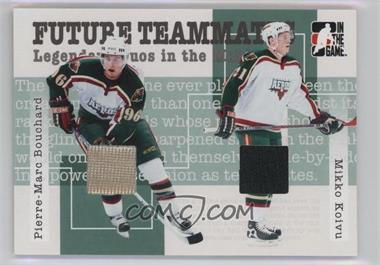 2005-06 In the Game Heroes and Prospects - Future Teammates #FT-01 - Pierre-Marc Bouchard, Mikko Koivu