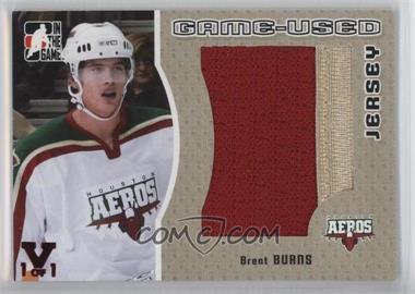 2005-06 In the Game Heroes and Prospects - Game-Used Jersey - Gold ITG Vault Ruby #GUJ-41 - Brent Burns /1