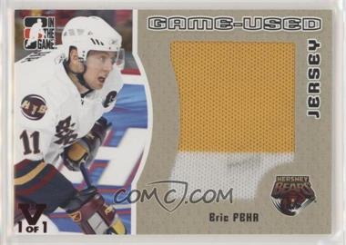 2005-06 In the Game Heroes and Prospects - Game-Used Jersey - Gold ITG Vault Ruby #GUJ-82 - Eric Fehr /1 [Noted]