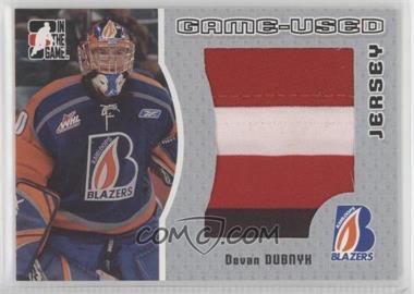 2005-06 In the Game Heroes and Prospects - Game-Used Jersey - Silver #GUJ-113 - Devan Dubnyk /100