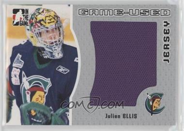 2005-06 In the Game Heroes and Prospects - Game-Used Jersey - Silver #GUJ-85 - Julien Ellis /100
