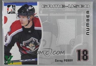 2005-06 In the Game Heroes and Prospects - Game-Used Number - Silver ITG Vault Emerald #GUN-79 - Corey Perry /1 [Noted]