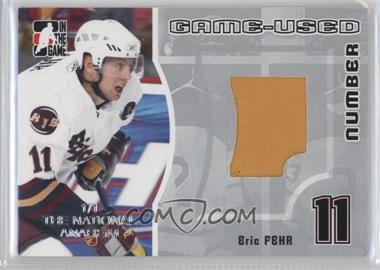 2005-06 In the Game Heroes and Prospects - Game-Used Number - Silver The National Anaheim #GUN-82 - Eric Fehr /1
