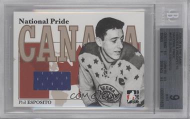 2005-06 In the Game Heroes and Prospects - National Pride #NPR-23 - Phil Esposito [BGS 9 MINT]