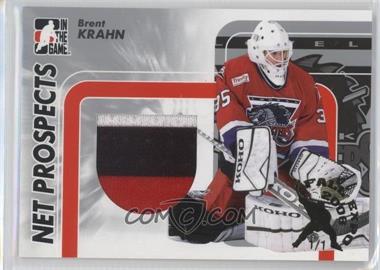 2005-06 In the Game Heroes and Prospects - Net Prospects Jerseys - Silver Fall Expo #NP-12 - Brent Krahn /1