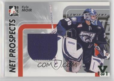2005-06 In the Game Heroes and Prospects - Net Prospects Jerseys - Silver ITG Vault Emerald #NP-16 - Kyle Moir /1