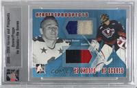Johnny Bower, Justin Pogge [Uncirculated] #/20