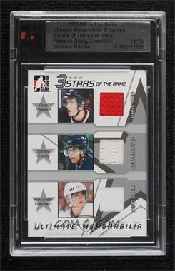 2005-06 In the Game Ultimate Memorabilia 6th Edition - 3 Stars of the Game - Silver #_OCP - Alex Ovechkin, Sidney Crosby, Dion Phaneuf /25 [Uncirculated]