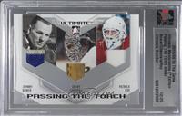 Johnny Bower, Gerry Cheevers, Patrick Roy [Uncirculated] #/25
