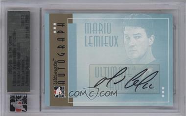 2005-06 In the Game Ultimate Memorabilia 6th Edition - Ultimate Autograph - Gold #_MALE - Mario Lemieux /10 [Uncirculated]