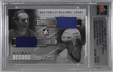 2005-06 In the Game Ultimate Memorabilia 6th Edition - Ultimate Record Breakers - Silver #_GLMB - Guy Lafleur, Mike Bossy /25 [Uncirculated]