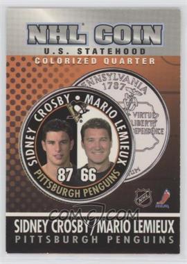 2005-06 Merrick Mint NHL Colorized Coins/Medallions - Cards #SCML - Sidney Crosby, Mario Lemieux