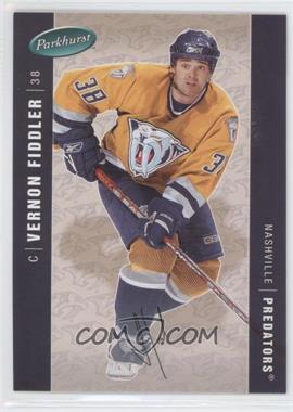 2005-06 Parkhurst - [Base] - Facsimile Auto #282 - Vernon Fiddler /100