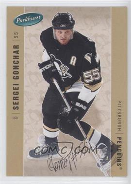 2005-06 Parkhurst - [Base] - Facsimile Auto #384 - Sergei Gonchar /100