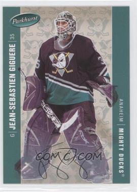 2005-06 Parkhurst - [Base] - Facsimile Auto #7 - Jean-Sebastien Giguere /100