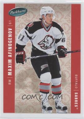 2005-06 Parkhurst - [Base] #51 - Maxim Afinogenov