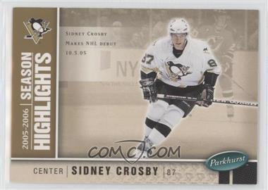 2005-06 Parkhurst - [Base] #587 - Sidney Crosby