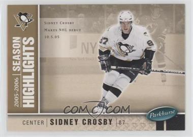 2005-06 Parkhurst - [Base] #587 - Sidney Crosby