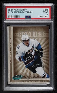 2005-06 Parkhurst - [Base] #669 - Alexander Ovechkin [PSA 9 MINT]