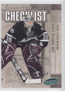 2005-06 Parkhurst - [Base] #671 - Team Checklist - Jean-Sebastien Giguere