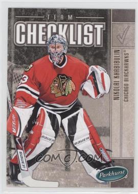 2005-06 Parkhurst - [Base] #677 - Team Checklist - Nikolai Khabibulin