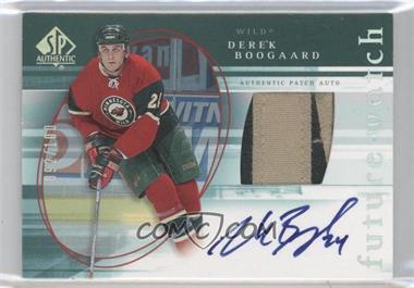 2005-06 SP Authentic - [Base] - Limited #162 - Future Watch - Derek Boogaard /100