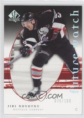 2005-06 SP Authentic - [Base] - Limited #253 - Future Watch - Jiri Novotny /100