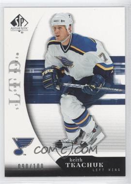 2005-06 SP Authentic - [Base] - Limited #87 - Keith Tkachuk /100