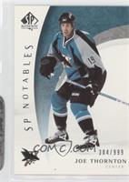 SP Notables - Joe Thornton #/999