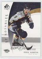 SP Notables - Paul Kariya #/999