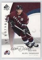 SP Notables - Alex Tanguay #/999