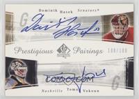 Domink Hasek, Tomas Vokoun #/100