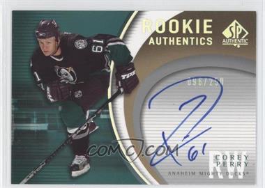 2005-06 SP Authentic - Rookie Authentics #RA-CP - Corey Perry /250