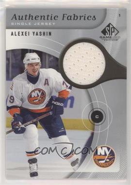 2005-06 SP Game Used Edition - Authentic Fabrics #AF-AY - Alexei Yashin