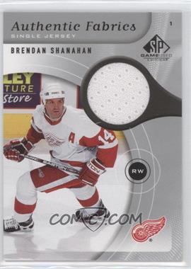 2005-06 SP Game Used Edition - Authentic Fabrics #AF-BS - Brendan Shanahan
