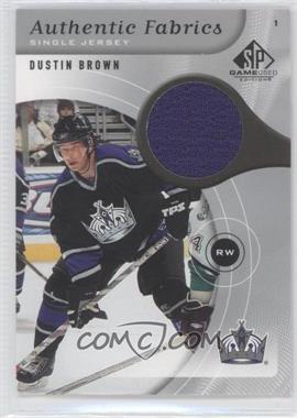 2005-06 SP Game Used Edition - Authentic Fabrics #AF-DB - Dustin Brown