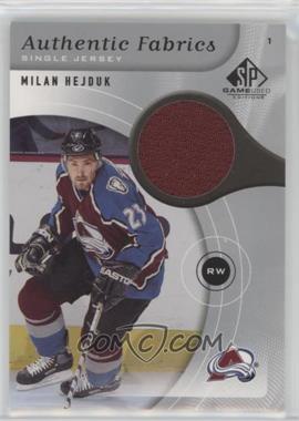 2005-06 SP Game Used Edition - Authentic Fabrics #AF-HJ - Milan Hejduk